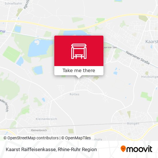 Kaarst Raiffeisenkasse map