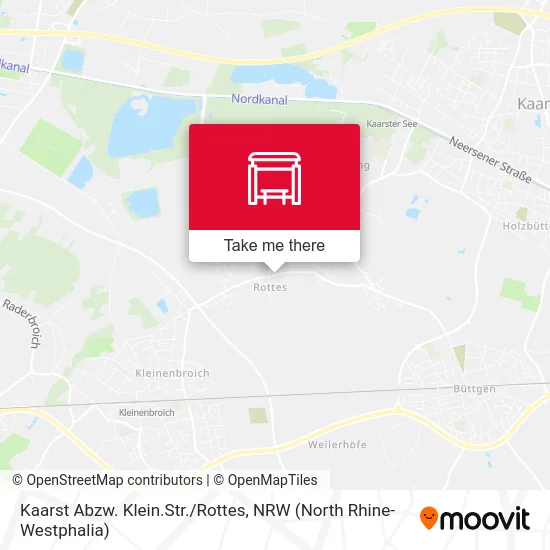 Карта Kaarst Abzw. Klein.Str./Rottes