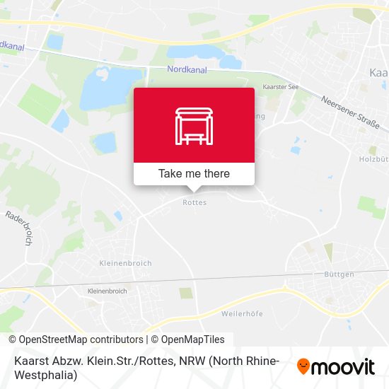 Kaarst Abzw. Klein.Str./Rottes map