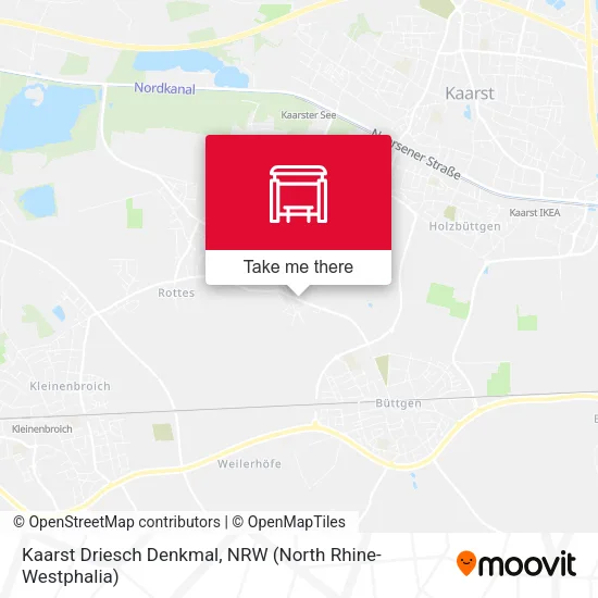 Карта Kaarst Driesch Denkmal