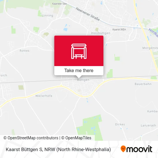 Карта Kaarst Büttgen S