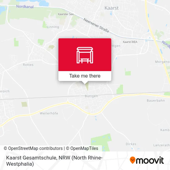 Карта Kaarst Gesamtschule