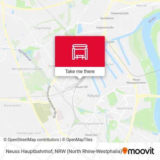 Карта Neuss Hauptbahnhof