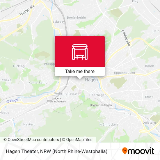 Hagen Theater map