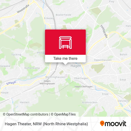 Hagen Theater map