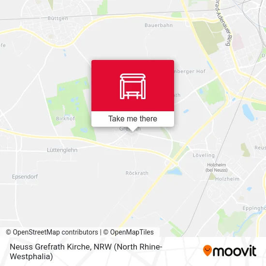 Карта Neuss Grefrath Kirche