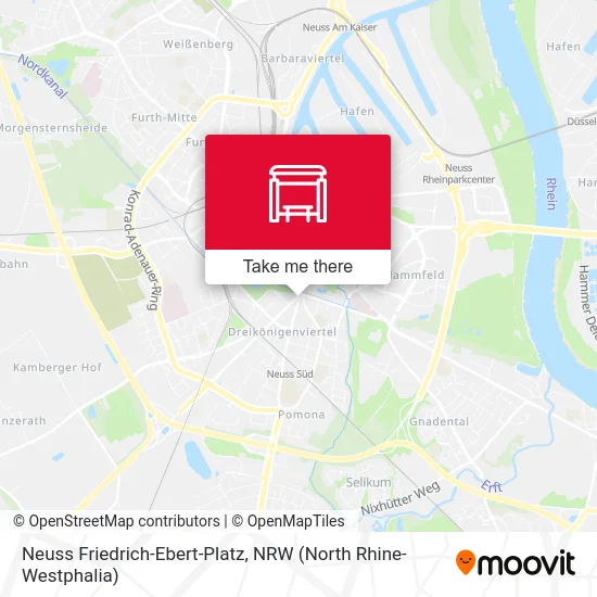 Neuss Friedrich-Ebert-Platz map