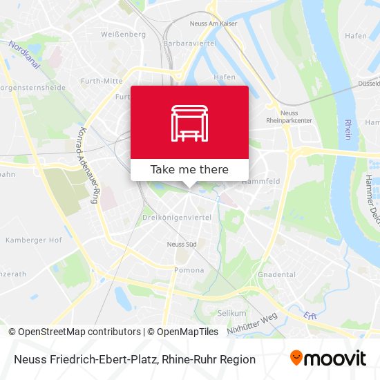 Neuss Friedrich-Ebert-Platz map