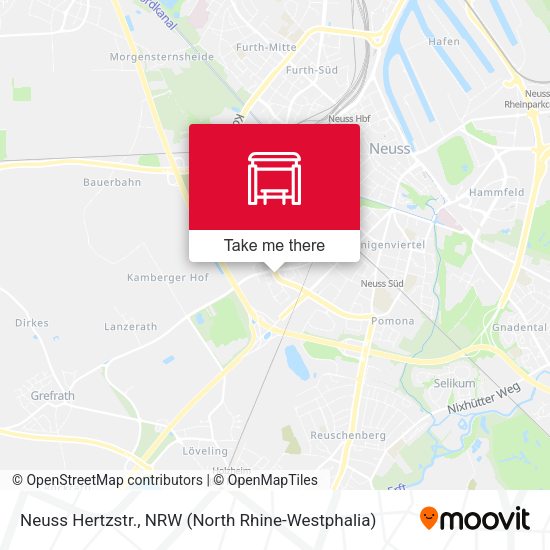 Карта Neuss Hertzstr.