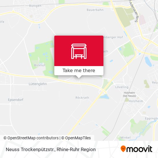 Neuss Trockenpützstr. map