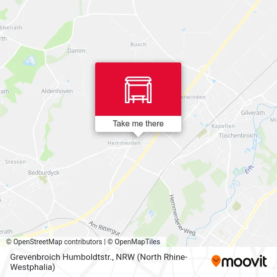 Карта Grevenbroich Humboldtstr.