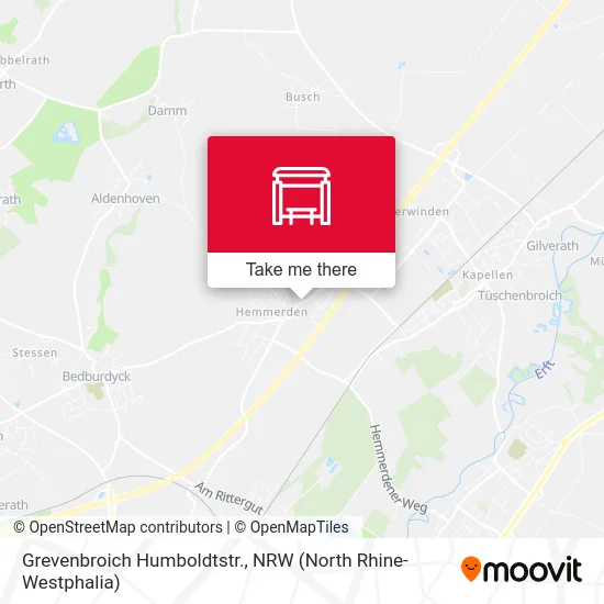 Карта Grevenbroich Humboldtstr.