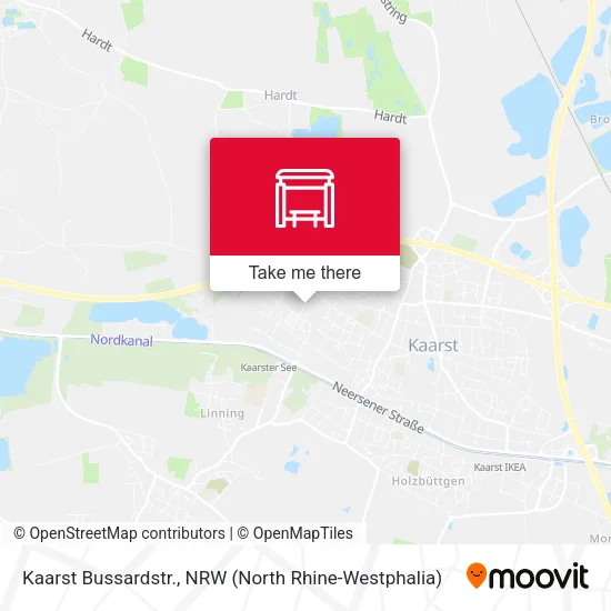 Карта Kaarst Bussardstr.