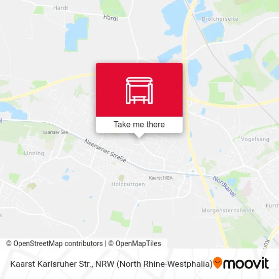 Карта Kaarst Karlsruher Str.