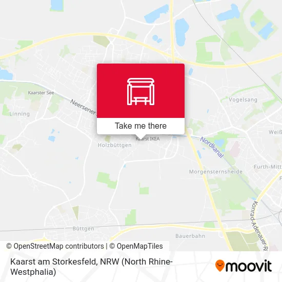 Карта Kaarst am Storkesfeld