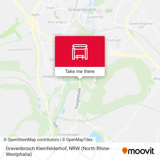 Grevenbroich Kleinfelderhof map