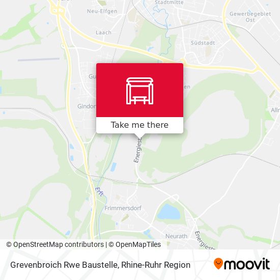 Grevenbroich Rwe Baustelle map