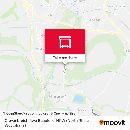 Карта Grevenbroich Rwe Baustelle