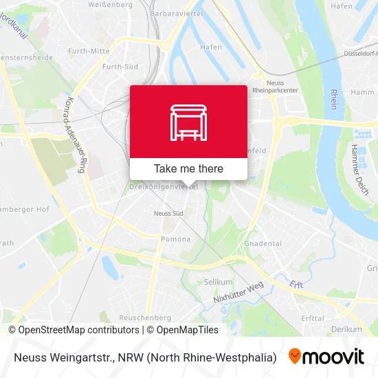 Карта Neuss Weingartstr.