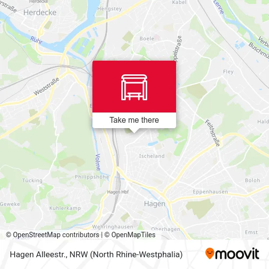 Карта Hagen Alleestr.