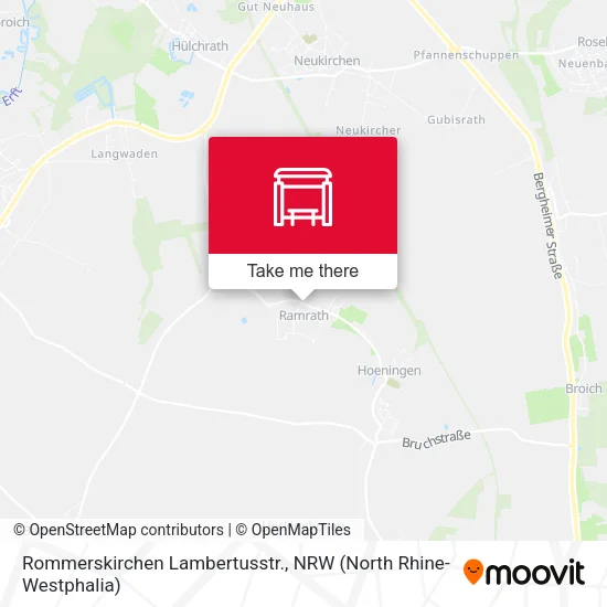 Карта Rommerskirchen Lambertusstr.