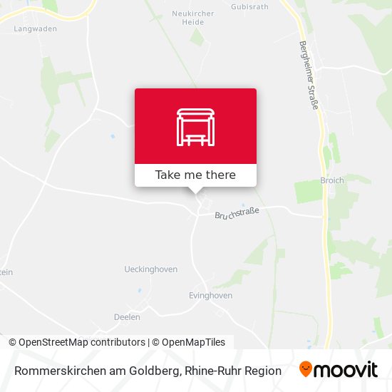 Rommerskirchen am Goldberg map