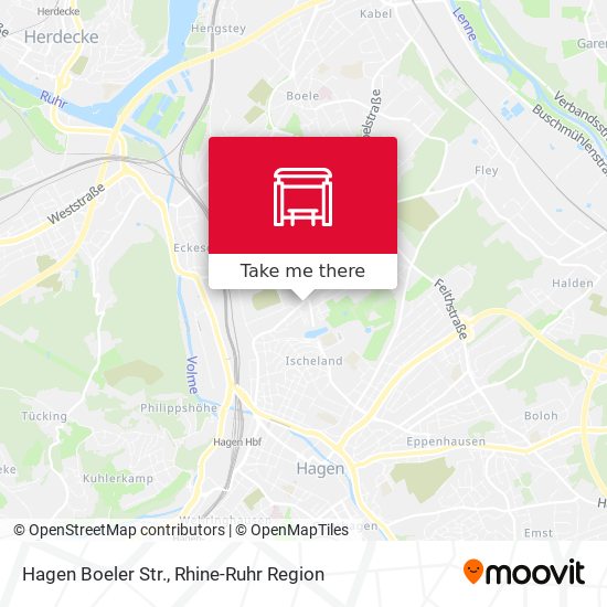 Hagen Boeler Str. map