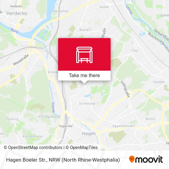 Карта Hagen Boeler Str.