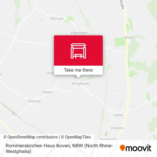 Rommerskirchen Haus Ikoven map