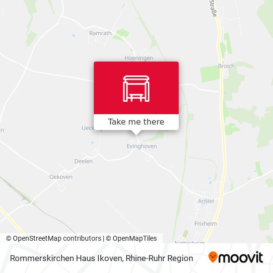 Rommerskirchen Haus Ikoven map