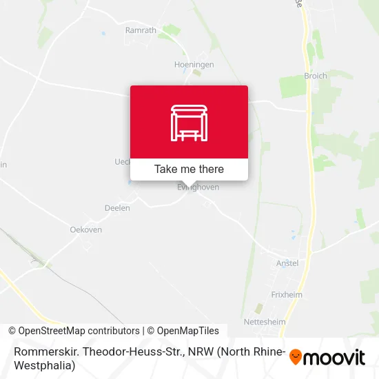 Карта Rommerskir. Theodor-Heuss-Str.