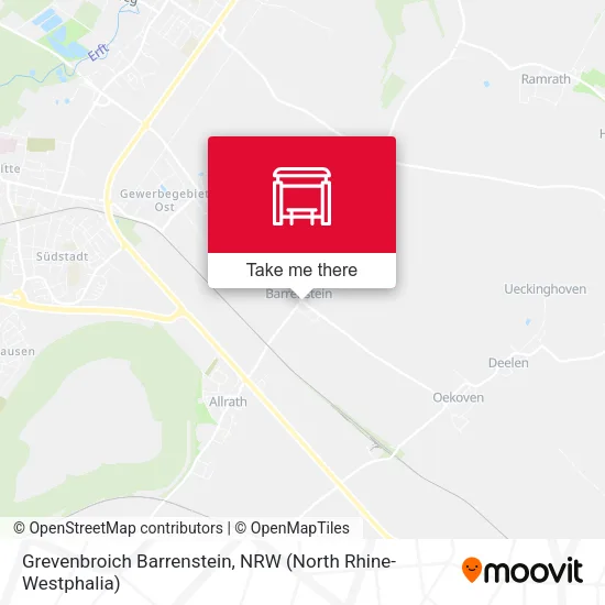 Карта Grevenbroich Barrenstein