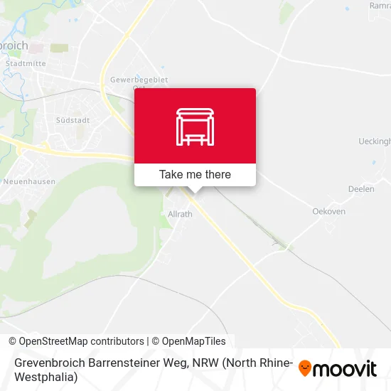 Карта Grevenbroich Barrensteiner Weg