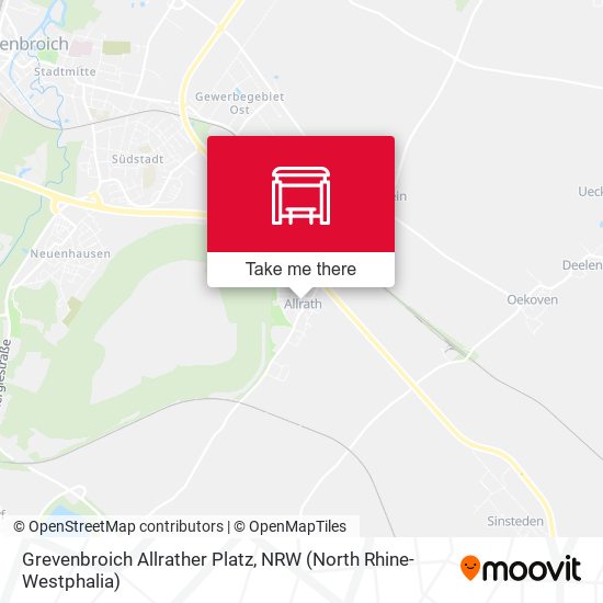 Grevenbroich Allrather Platz map