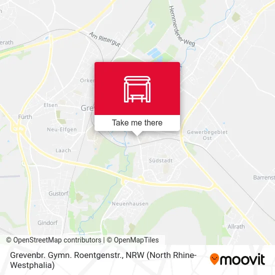 Карта Grevenbr. Gymn. Roentgenstr.