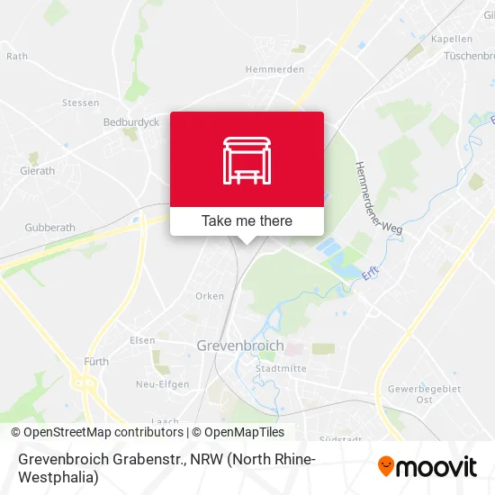 Карта Grevenbroich Grabenstr.