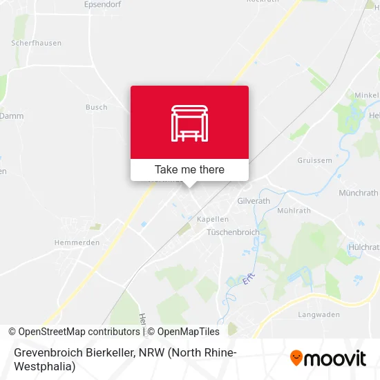 Grevenbroich Bierkeller map