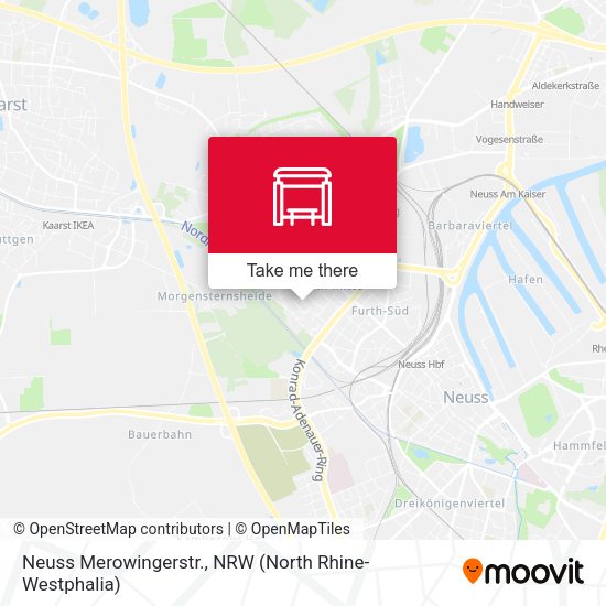 Карта Neuss Merowingerstr.