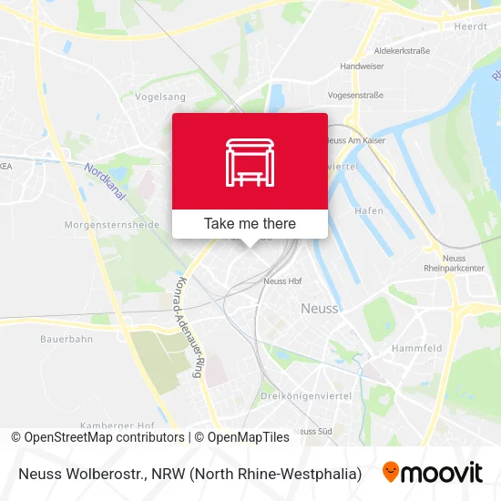 Карта Neuss Wolberostr.