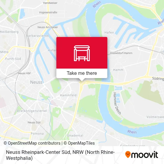 Neuss Rheinpark-Center Süd map