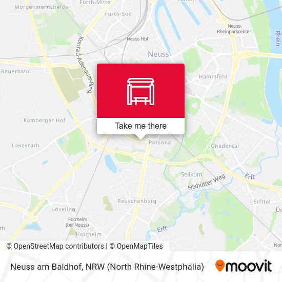 Neuss am Baldhof map