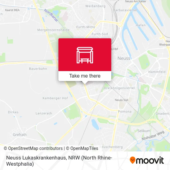 Neuss Lukaskrankenhaus map