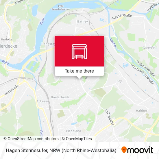 Hagen Stennesufer map