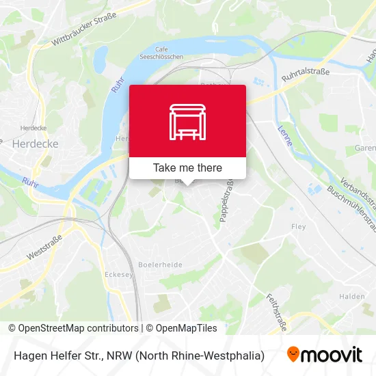 Карта Hagen Helfer Str.