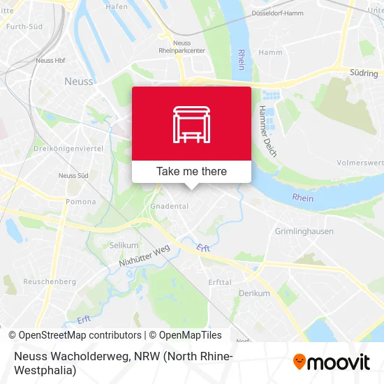 Neuss Wacholderweg map