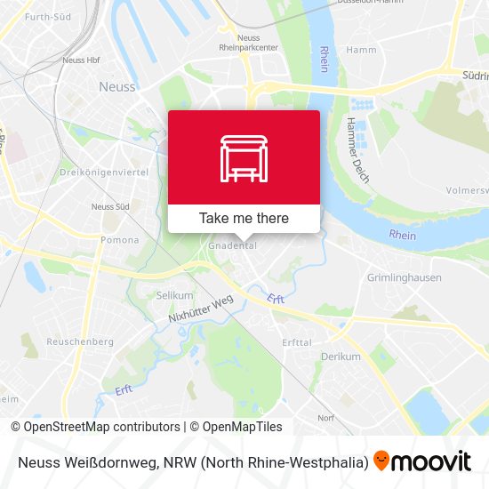 Neuss Weißdornweg map