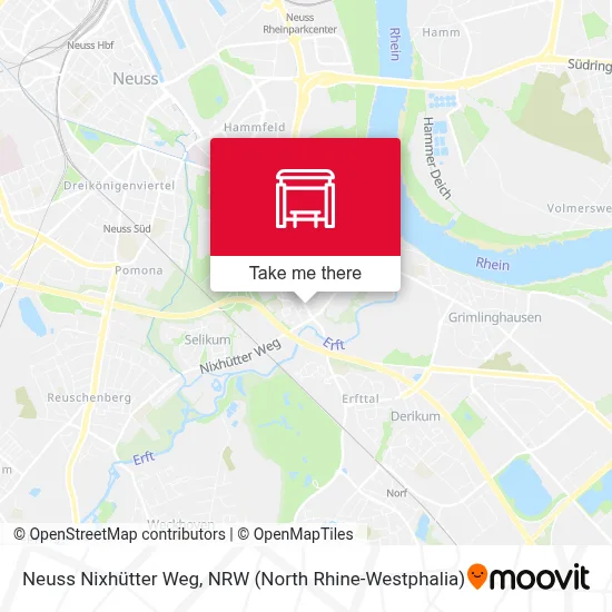 Neuss Nixhütter Weg map