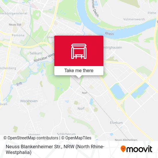 Neuss Blankenheimer Str. map