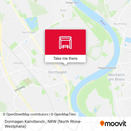 Карта Dormagen Kamillenstr.