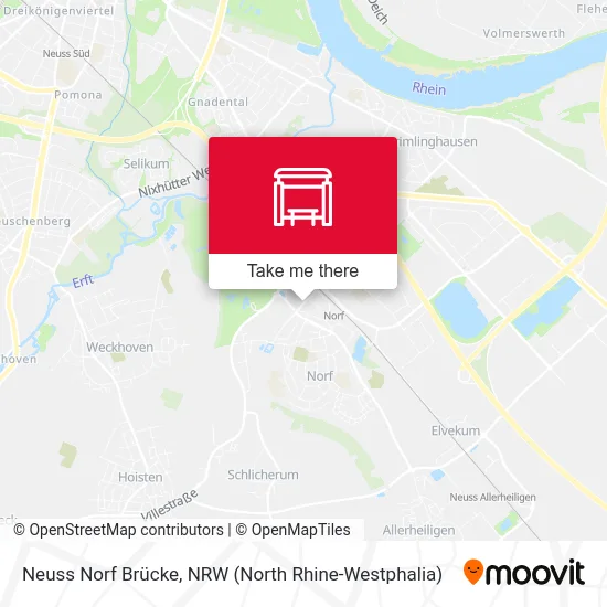 Карта Neuss Norf Brücke